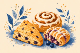 Small batch pastries and sweet bakes