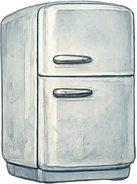 Refrigerator for sourdough starter storage