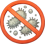 Mold warning illustration