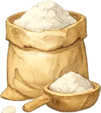 Sack of unbleached flour