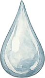 Water droplet illustration