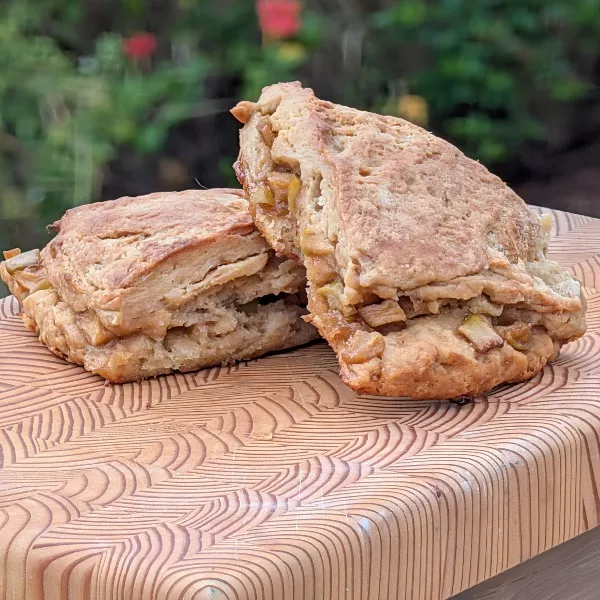 Caramel Apple Sourdough Scones thumbnail 2
